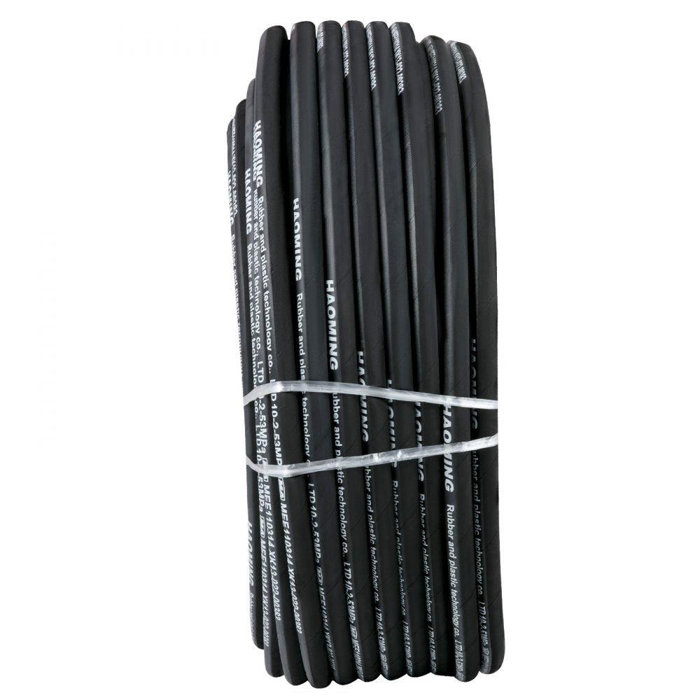328 FT Hydraulic Hose - 328ft Rubber Hydraulic Hose, 3/8" ID, 5000 PSI