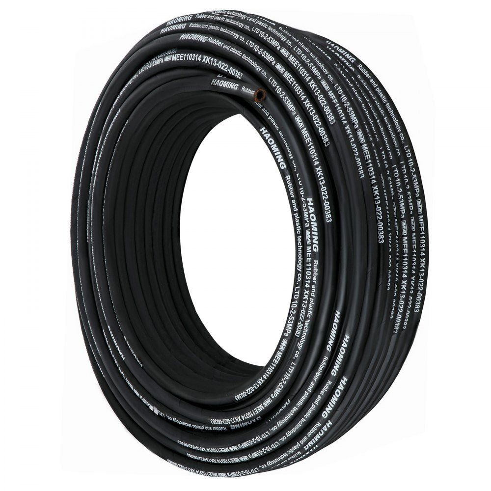 328 FT Hydraulic Hose - 328ft Rubber Hydraulic Hose, 3/8" ID, 5000 PSI