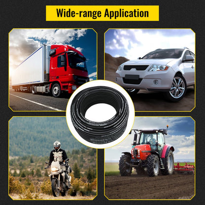 328 FT Hydraulic Hose - 328ft Rubber Hydraulic Hose, 3/8" ID, 5000 PSI