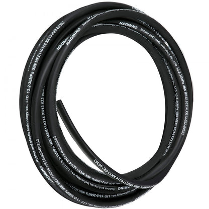 50 Ft Hydraulic Hose - 50ft High-Pressure Rubber Hose, 5000 PSI
