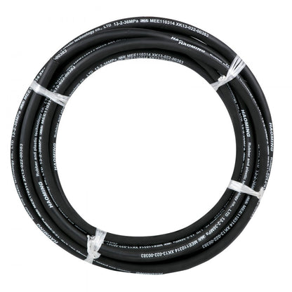 50 Ft Hydraulic Hose - 50ft High-Pressure Rubber Hose, 5000 PSI