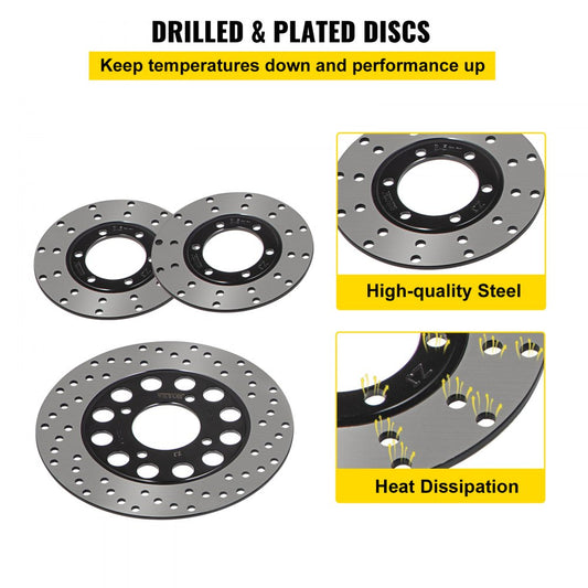 010341906023 - Hydraulic Go-Kart Brake Kit with Calipers & Rotors