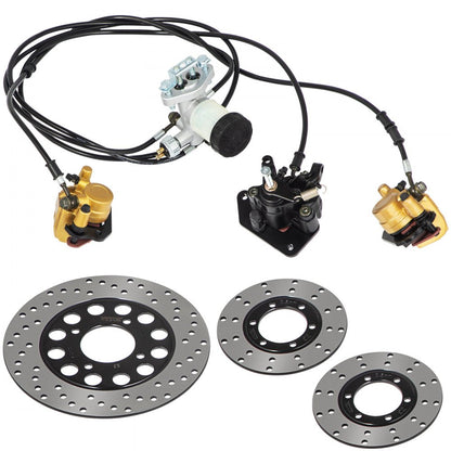 010341906023 - Hydraulic Go-Kart Brake Kit with Calipers & Rotors