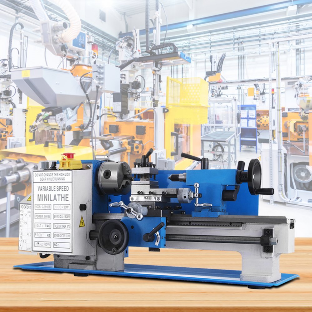 010413297828 - 7" x 12" VEVOR Metal Lathe with 400W Motor
