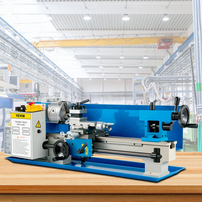 010846869676 - 7" x 14" VEVOR Metal Lathe with 550W Motor