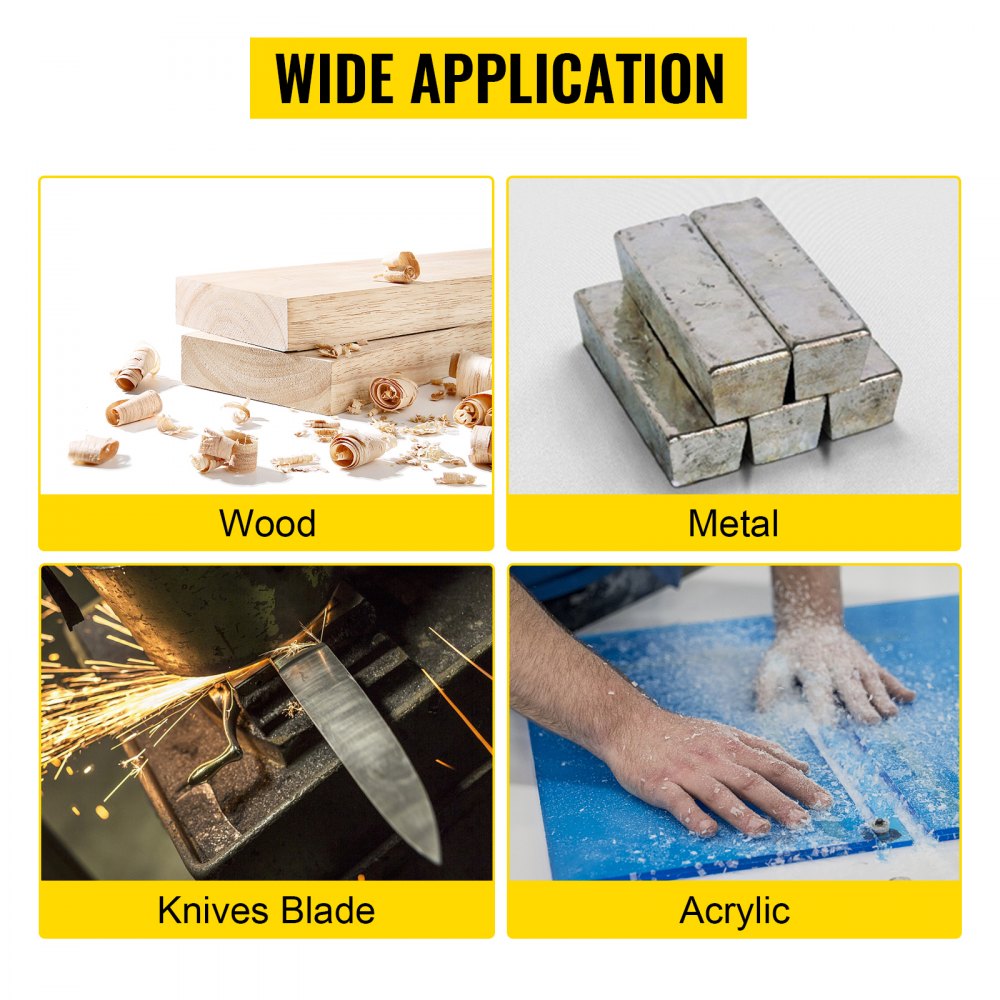 010825214047 - 2HP Steel Belt Grinder with Variable Speed for Metalworking