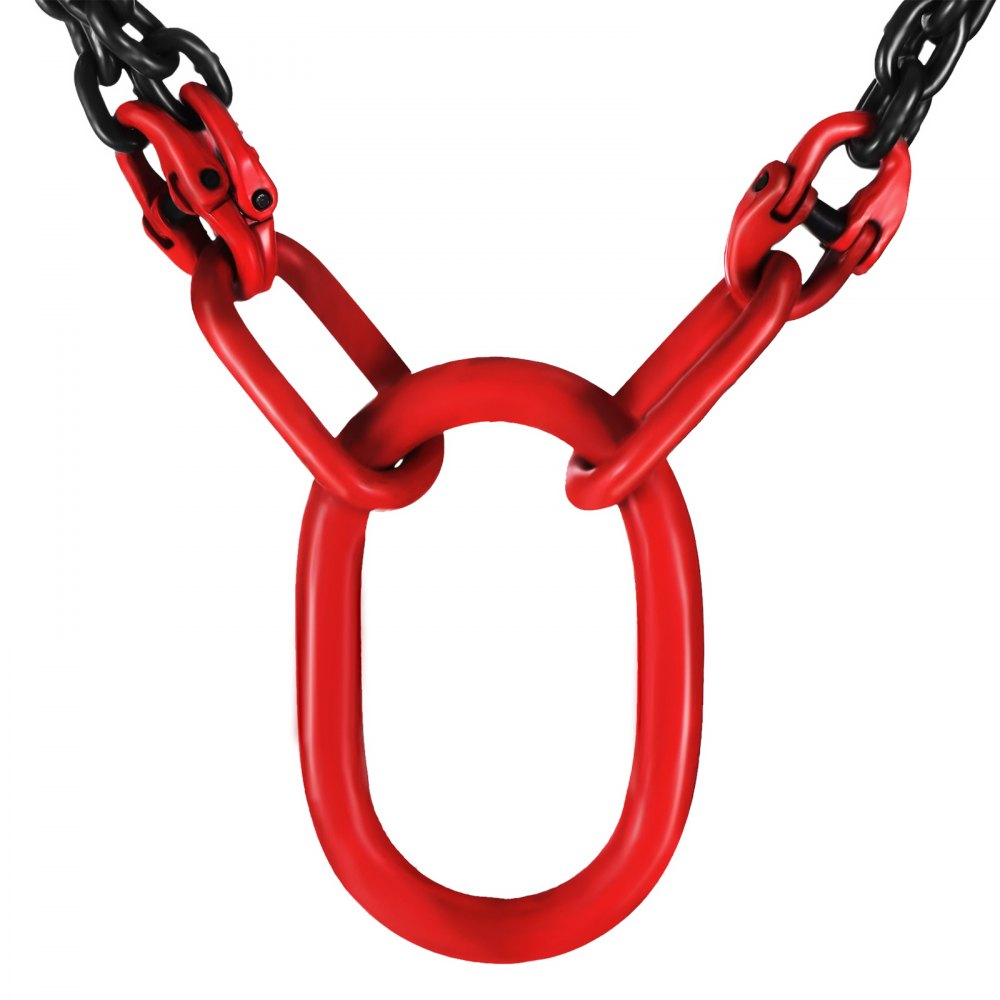 010517884162 - G80 5Ft Chain Sling with Locking Hooks for Heavy Loads