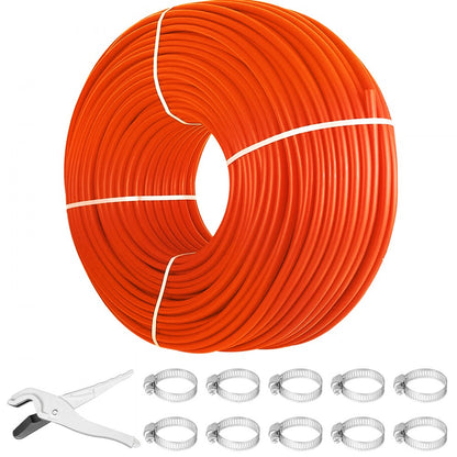 010912625553 - 1000ft PEX Tubing, 1/2" for Radiant Heating, Oxygen Barrier