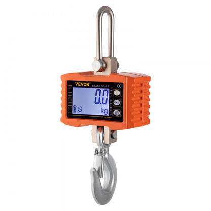 010231654597 - 2200LB Aluminum Digital Crane Scale with LED Display
