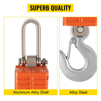 010231654597 - 2200LB Aluminum Digital Crane Scale with LED Display