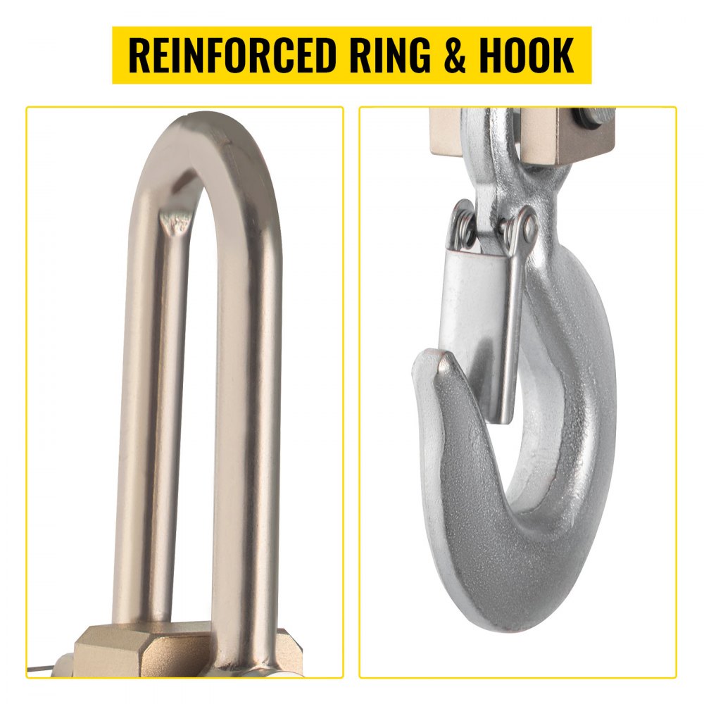 010231654597 - 2200LB Aluminum Digital Crane Scale with LED Display