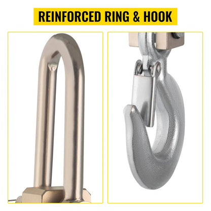 010231654597 - 2200LB Aluminum Digital Crane Scale with LED Display