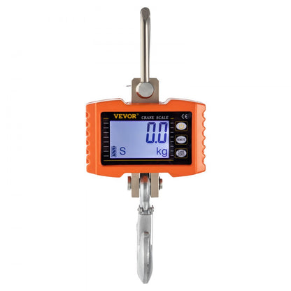 010231654597 - 2200LB Aluminum Digital Crane Scale with LED Display