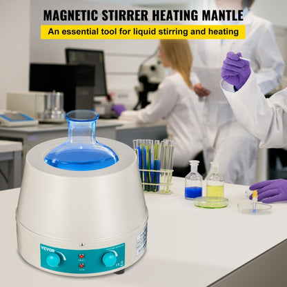 98-2-B - VEVOR 1000ml Heating Mantle with Magnetic Stirring Capability