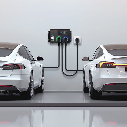 LV05 - NEMA Splitter with LCD, 240V Charging for EVs & Dryers