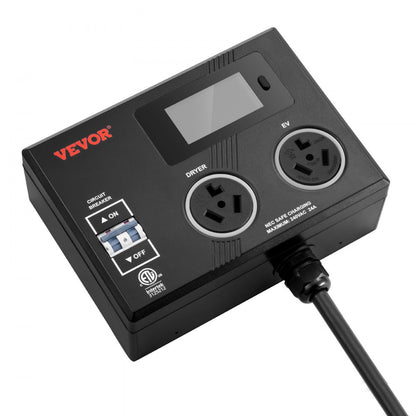 LV01 - 240V NEMA Splitter with LCD Screen for Dryer & EV Charging