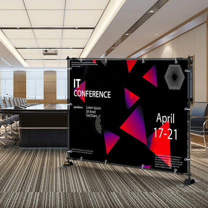 ZSJ-10x8 - Adjustable 10x8 FT Aluminum Banner Stand for Trade Shows
