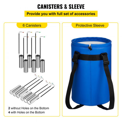 010856862097 - 10L Portable Liquid Nitrogen Tank, 50mm x 305mm x 558mm