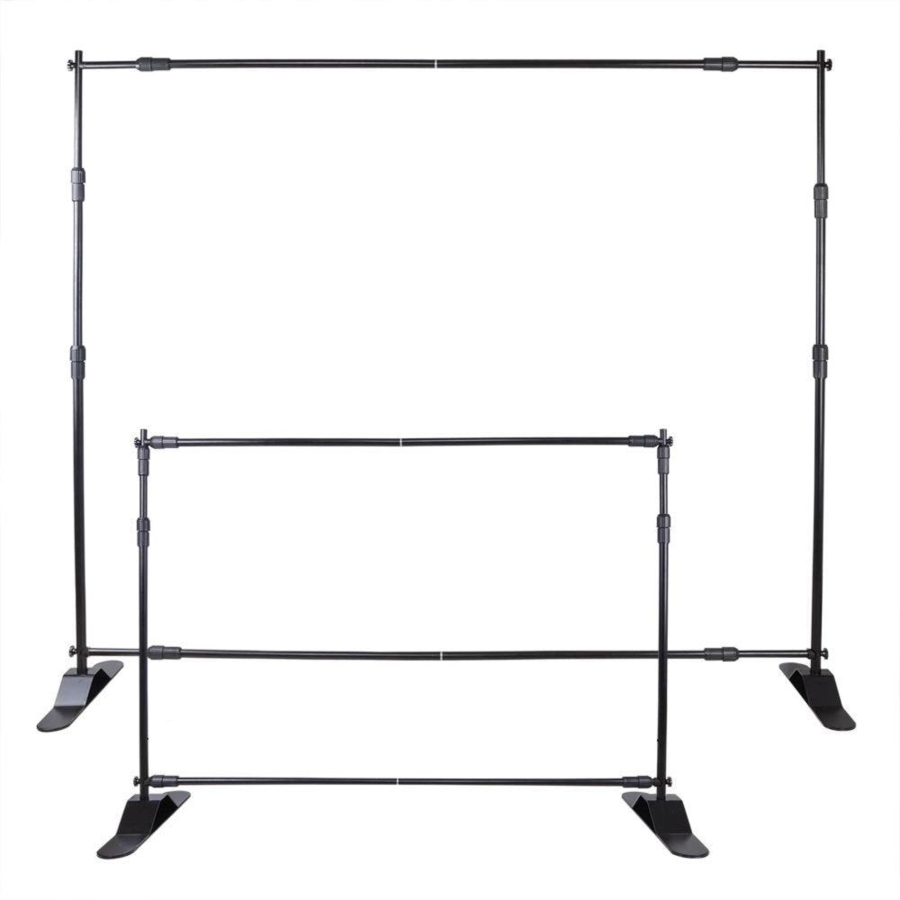 010415046625 - Adjustable Lightweight Backdrop Stand for Trade Shows & Events