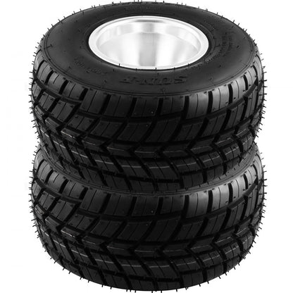 VV-GKFW-10 - 10" Non-Slip Go-Kart Tires with Durable Alloy Rims