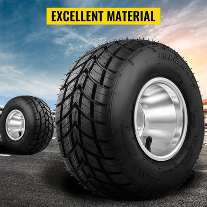 VV-GKFW-10 - 10" Non-Slip Go-Kart Tires with Durable Alloy Rims