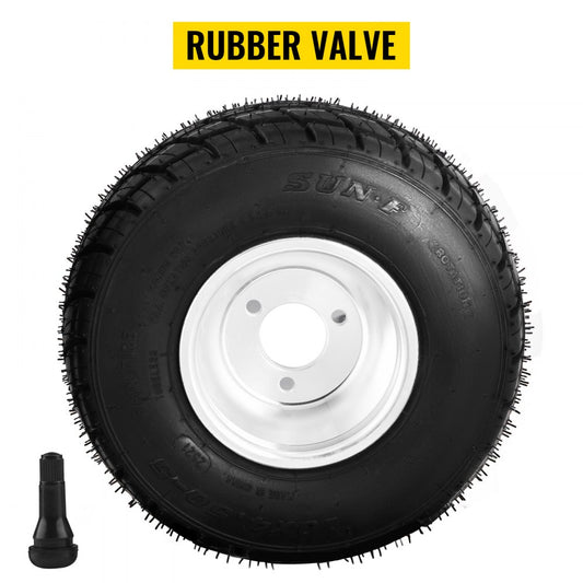 VV-GKFW-10 - 10" Non-Slip Go-Kart Tires with Durable Alloy Rims