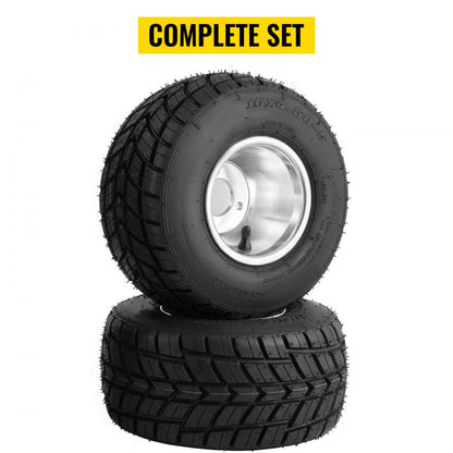 VV-GKFW-10 - 10" Non-Slip Go-Kart Tires with Durable Alloy Rims