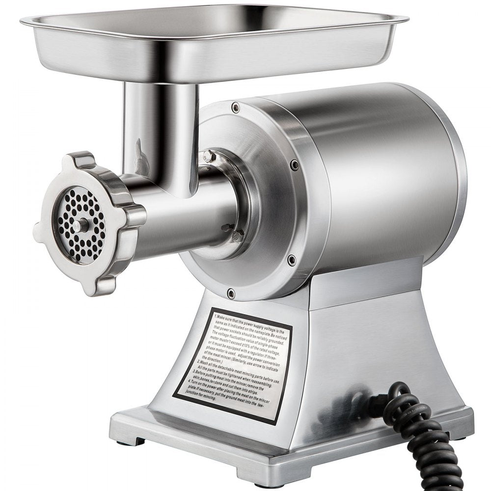 010421181453 - 1100W Stainless Steel Meat Grinder, 550LB/h, Two Plates