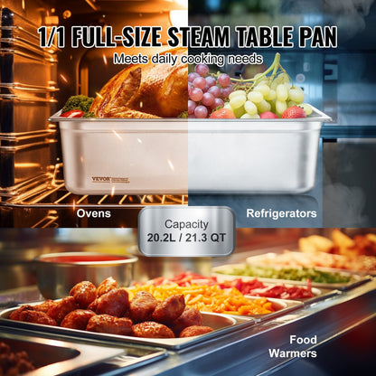 UCT8116-6 - Durable Stainless Steel Hotel Pans for Catering & Events