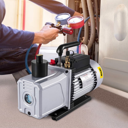 VP1200 - 12CFM Rotary Vane Vacuum Pump for Home and Vehicle Use