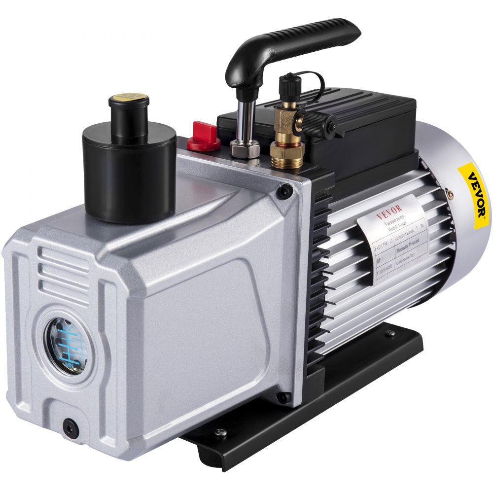 VP1200 - 12CFM Rotary Vane Vacuum Pump for Home and Vehicle Use