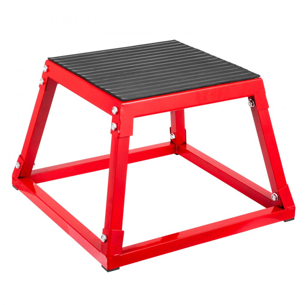 010683678254 - 12'' Plyometric Jump Box for Home & Gym Workouts