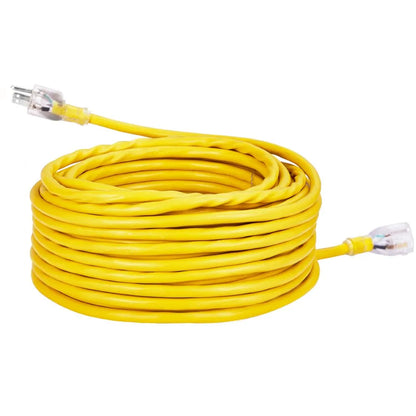 WJ-23-1 - 100FT 12AWG Heavy Duty Extension Cord for Indoor/Outdoor Use