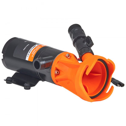 NMMP12-G120-12-1 - VEVOR 12V Portable RV Waste Pump, 10 ft Hose, 12 GPM