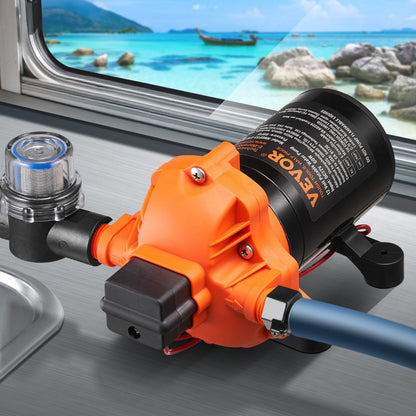 NMDP33-G18-60-12 - 12V Quiet Diaphragm Pump, 1.8 GPM, 60 PSI