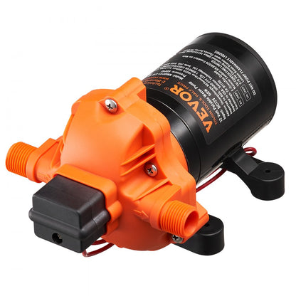 NMDP33-G18-60-12 - 12V Quiet Diaphragm Pump, 1.8 GPM, Adjustable 40-100 PSI