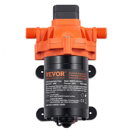 NMDP33-G35-50-12 - 12V Diaphragm Pump, 3.5 GPM, 50 PSI Pressure Control