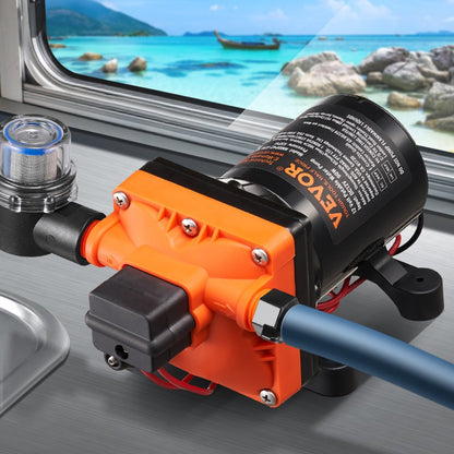 NMDP42-G30-55-12 - 12V Quiet Diaphragm Pump 3GPM with Adjustable Pressure