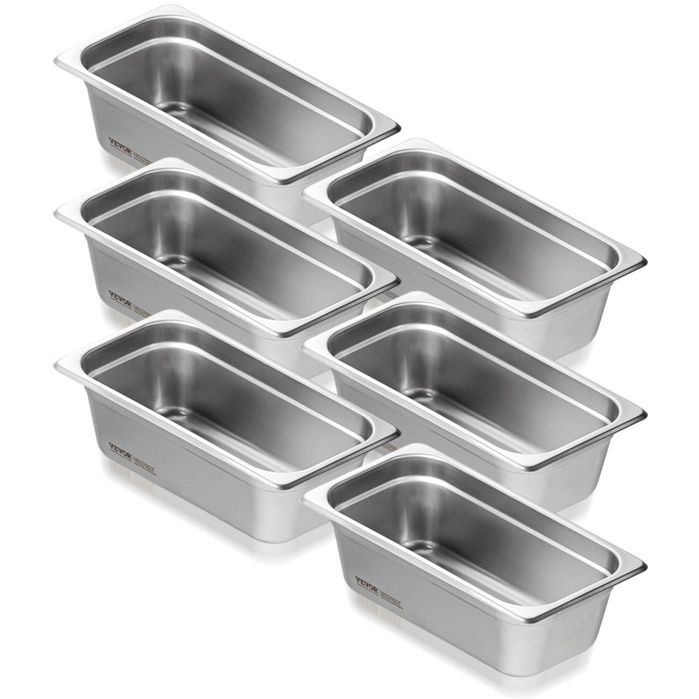 UCT8134-6 - Durable 1/3 Size Stainless Steel Hotel Pans with Anti-Jam Design