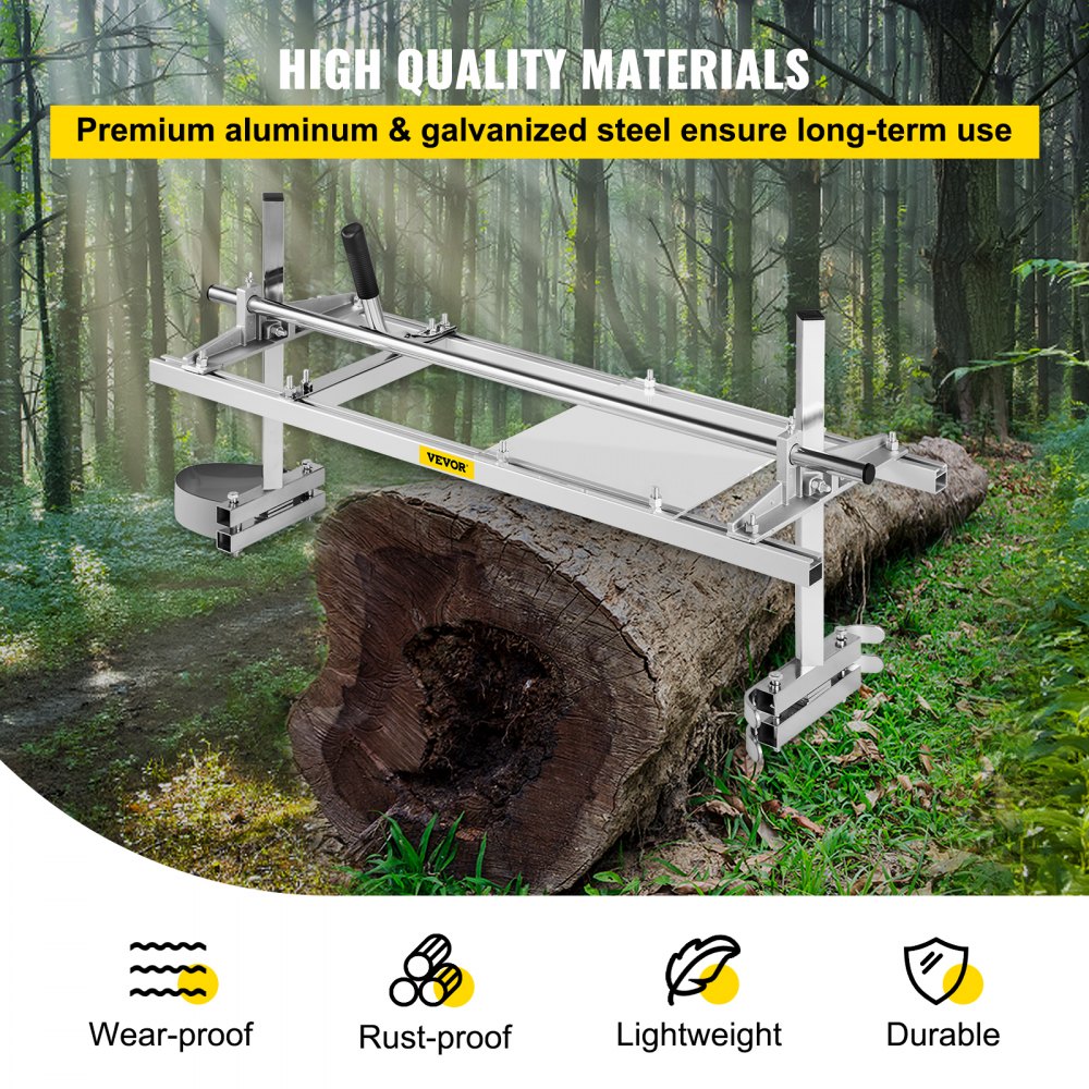 010462381839 - Portable 36" Chainsaw Mill for Smooth-Cut Slabs