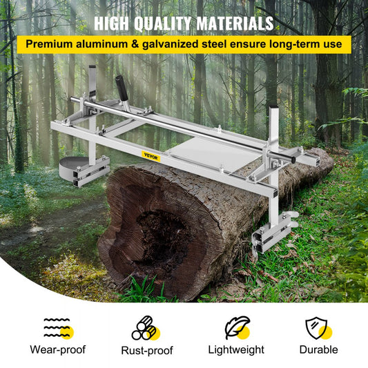 010462381839 - Portable 36" Chainsaw Mill for Smooth-Cut Slabs