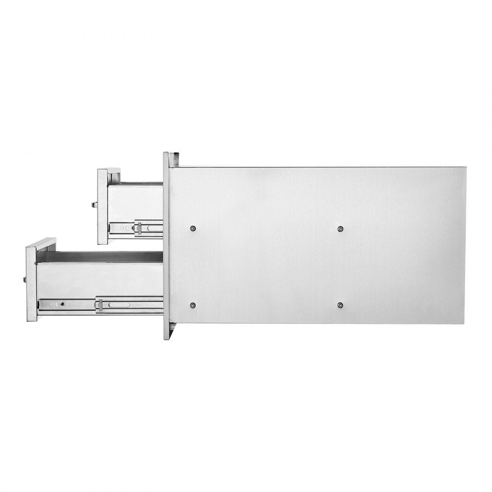 KM-CTG-2302-SKU15 - Durable 14"x23" Stainless Steel BBQ Drawers for Outdoor Kitchen