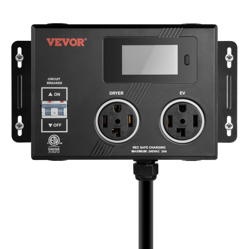 LV02 - NEMA Splitter Switch for EVs with LCD & Dual Outputs