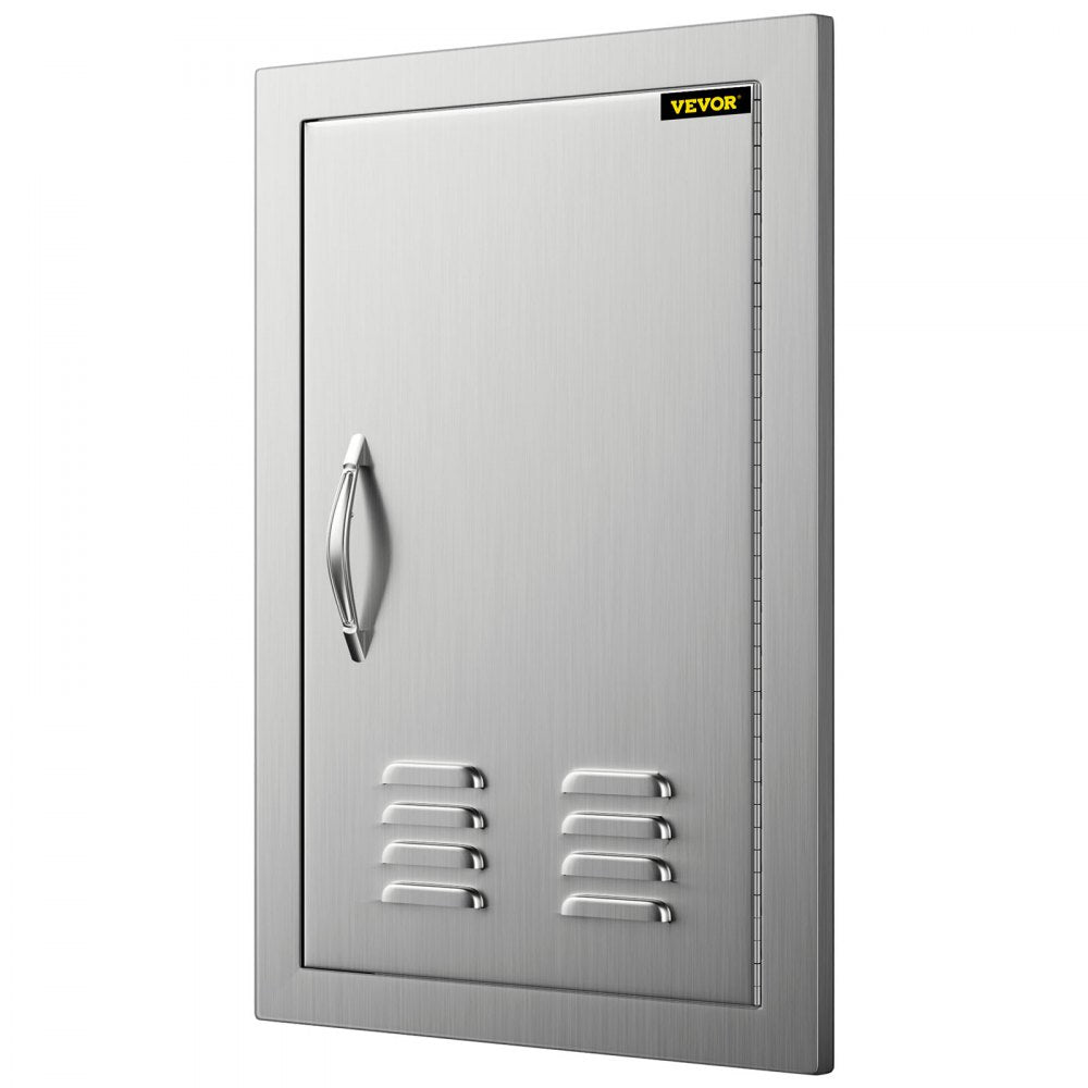 DTF-14x20IN - 14" x 20" Stainless Steel BBQ Island Door with Magnetic Closure
