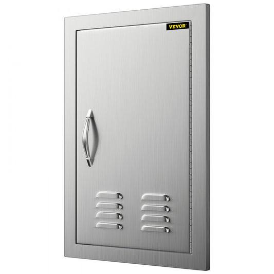 DTF-14x20IN - 14" x 20" Stainless Steel BBQ Island Door with Magnetic Closure