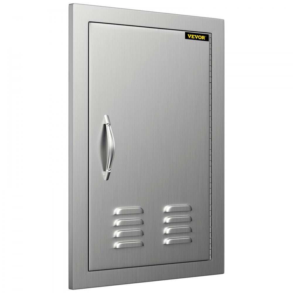 DTF-14x20IN - 14" x 20" Stainless Steel BBQ Island Door with Magnetic Closure