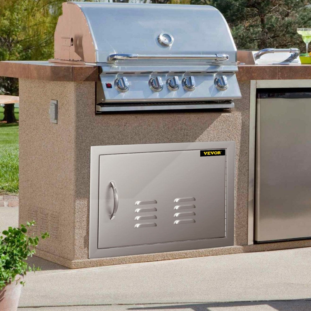 DTF-20x14IN - Premium 20"x14" Stainless Steel BBQ Access Door