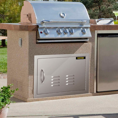 DTF-20x14IN - Premium 20"x14" Stainless Steel BBQ Access Door