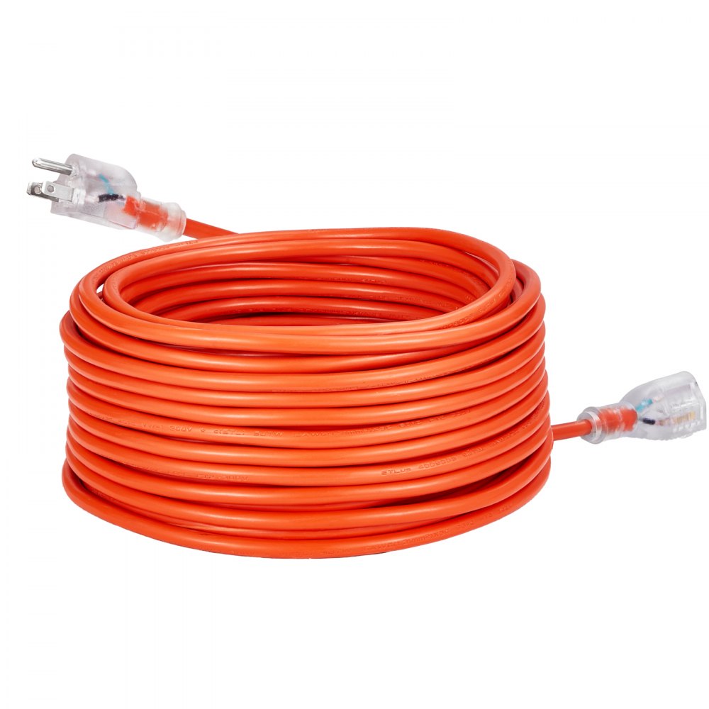 WJ-23-1/WJ-23-2(a) - 100FT Heavy Duty Extension Cord with LED Power Indicator