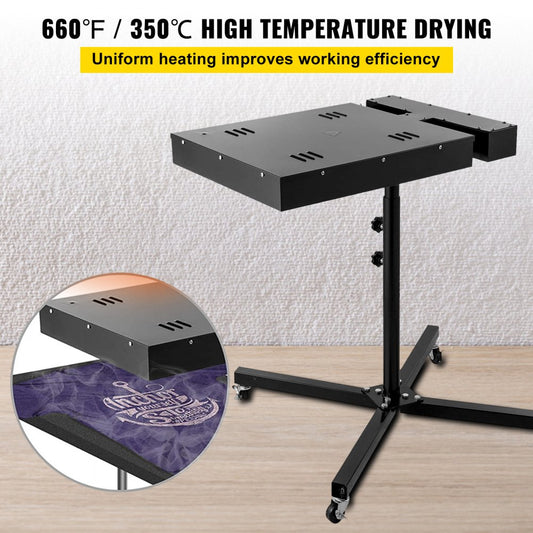 010699892736 - 16" x 16" Adjustable Flash Dryer for Screen Printing